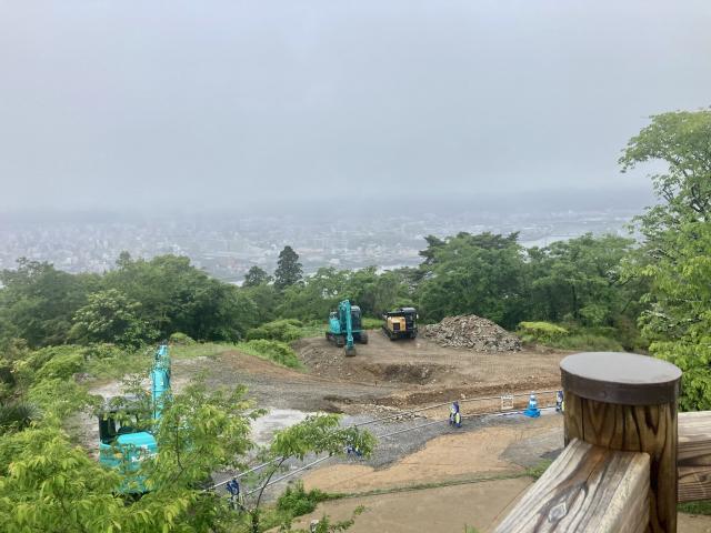 五台山展望台工事、始動!