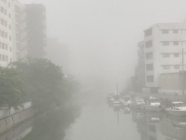 霧は「立つ」