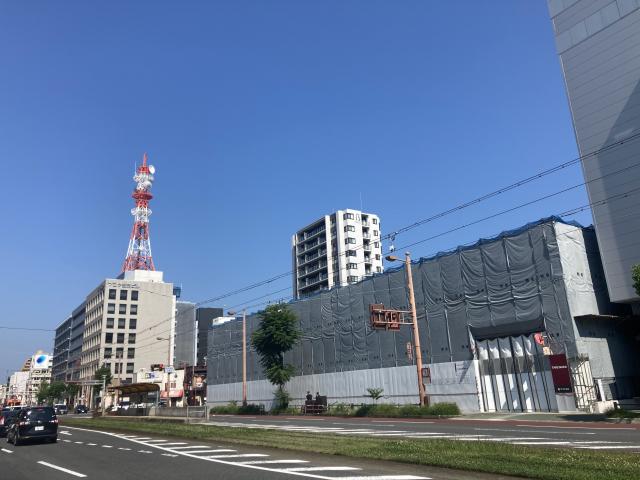 ここにあった「高新ホール」